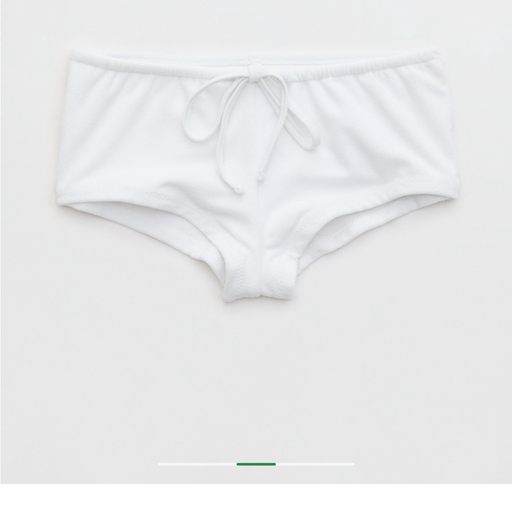 Aerie Terry Boyshort Cheeky Bikini Bottom